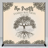 Lofaris Personalized Leaves Tree Root Family Reunion Backdrop